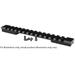 Warne Mountain Tech Tactical Rail Savage Long Action 8-40 Screws Black 7665M