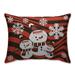 Cleveland Browns 20'' x 26'' Holiday Team Snowman Bed Pillow