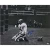 YA Tittle New York Giants Autographed 16" x 20" Agony of Defeat Blood Photograph with "HOF 71" Inscription - Blue Ink