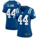 Women's Nike Dallas Clark Royal Indianapolis Colts Game Retired Player Jersey