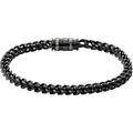 Diesel Bracelet for Men Steel, Length: 18.5cm black Stainless Steel Bracelet, DX1286001