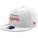 Men's New Era White San Francisco 49ers Script Original Fit 9FIFTY Snapback Hat