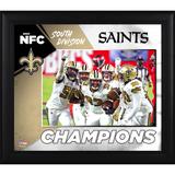 New Orleans Saints Framed 15" x 17" 2020 NFC South Division Champions Collage