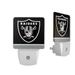 Las Vegas Raiders Stripe Design Nightlight 2-Pack