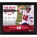 Tom Brady Tampa Bay Buccaneers Framed 15" x 17" Super Bowl LV Champions Collage