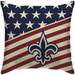 New Orleans Saints 18'' x Team Americana Decorative Throw Pillow