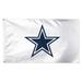 WinCraft Dallas Cowboys 3' x 5' White 1-Sided Deluxe Flag