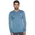 New Balance Men's Seasonless Long Sleeve, Bluefin, Medium