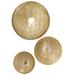 Juniper + Ivory Set of 3 36 In., 27 In., 21 In. Eclectic Wall Decor Gold Metal - Juniper + Ivory 90985