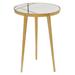 Juniper + Ivory 20 In. x 15 In. Modern Coffee Table Gold Aluminum - Juniper + Ivory 55381