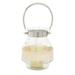 Juniper + Ivory 8 In. x 6 In. Country Cottage Candle Holder Lantern Clear Glass - Juniper + Ivory 67176