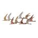 Juniper + Ivory 38 In. x 14 In. Coastal Birds Wall Decor Multi Colored Metal - Juniper + Ivory 47997