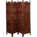 Juniper + Ivory Grayson Lane 72 In. x 80 In. x 1 In. Traditional Room Divider Screen Red Mango Wood - Juniper + Ivory 17278