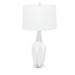 Juniper + Ivory 28 In. x 7 In. Coastal Table Lamp White Polystone - Juniper + Ivory 33255