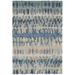 White 36 x 0.5 in Area Rug - Dash and Albert Rugs Paint Chip Abstract Hand Wool Indigo/Denim/Beige Area Rug Wool | 36 W x 0.5 D in | Wayfair