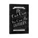 East Urban Home Be Our Own by Sd Graphics Studio - Wrapped Canvas Textual Art Print Canvas in Black/Gray/White | 12 H x 8 W x 0.75 D in | Wayfair