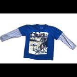 Disney Shirts & Tops | Disney Star Wars Tee | Color: Blue/Gray | Size: Xsb