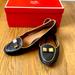 Coach Shoes | Black Leather Coach Marah Flats | Color: Black/Cream | Size: 6.5