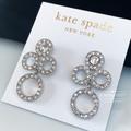 Kate Spade Jewelry | Kate Spade Earrings Silver Crystal Earrings | Color: Silver | Size: Os