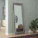 Trule Amy Modern & Contemporary Beveled Full Length Mirror Plastic in Gray | 2 D in | Wayfair 43057N