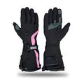 Hugger Glove Company Women's Textile Gauntlet Snowmobile Gloves - Black - Medium