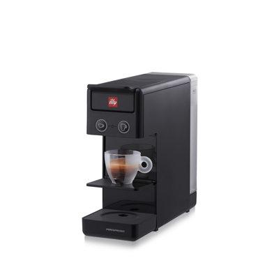 Illy Caffe & Espresso Iper Semi-Automatic Espresso Machine in Black, Size 10.0 H x 3.94 W x 11.73 D in | Wayfair 60381