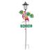 Arlmont & Co. Melnick Flamingo Welcome Garden Stake Resin/Plastic/Metal | 37.01 H x 4.92 W x 10.63 D in | Wayfair 5B21CC9097EF4B31848C8C0CCDF2FAB1