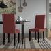 Lark Manor™ Arusyak Dining Chair Wood/Upholstered/Fabric in Orange | 40 H x 18.5 W x 22 D in | Wayfair 8386D4E1998844F19E6CBC2D049B7FB9