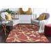 Red 94 x 0.43 in Area Rug - Lark Manor™ Feagin Floral Dark Area Rug, Polypropylene | 94 W x 0.43 D in | Wayfair CHLH1027 24766630