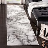 Gray 27 x 0.47 in Indoor Area Rug - Wade Logan® Swindle Abstract Grey/Silver Area Rug | 27 W x 0.47 D in | Wayfair E78A7D599F3E40A9BEDB12476AF851AE