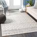 White 63 x 0.31 in Area Rug - Zipcode Design™ Herrod/Medium Gray Area Rug, Polypropylene | 63 W x 0.31 D in | Wayfair