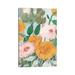 East Urban Home Summer Roses by Robin Maria - Wrapped Canvas Painting Print Metal in Green/Pink/White | 40 H x 26 W x 1.5 D in | Wayfair