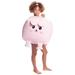 Zoomie Kids Stuffed Animal Storage Small Bean Bag Cover Polyester/Scratch/Tear Resistant in Pink | 18 H x 18 W x 18 D in | Wayfair