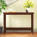 Andover Mills™ Gwen 48" Console Table Wood in Brown/Red | 34 H x 48 W x 15 D in | Wayfair 1D543A1F2F2449AD9B841AC456F9F51E
