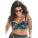 Plus Size Women's Madame Underwire Bikini Top by Swimsuits For All in Paradise (Size 6)