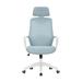 The Twillery Co.® Faringdon Mesh Task Chair Upholstered/Mesh in Gray/Blue | 45.67 H x 24.21 W x 24.61 D in | Wayfair