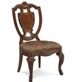 A.R.T. Old World Queen Anne Back Side Chair Wood/Upholstered in Brown | 43.86 H x 24.41 W x 25.51 D in | Wayfair 143202-2606K2