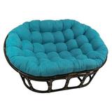 Papasan Chair - Bay Isle Home™ Bocanegra 63" Wide Tufted Polyester Papasan Chair in Blue | 45 H x 63 W x 45 D in | Wayfair BAYI2164 28623350