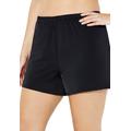 Plus Size Women's Relaxed Fit Swim Short by Swimsuits For All in Black (Size 32)