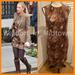 Tory Burch Dresses | Aso Serena Van Der Woodsen Tory Burch Dress 8 | Color: Brown/Tan | Size: 8