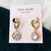 Kate Spade Jewelry | Kate Spade Earrings Crystal Earrings | Color: Gold/White | Size: Os