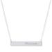 Giani Bernini Jewelry | Giani Bernini Sterling Silver Blessed Bar Necklace | Color: Silver | Size: Os