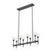 Alora Lighting Salita 35 Inch 8 Light Linear Suspension Light - LP314308UBRC