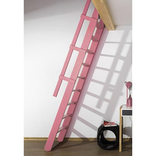 Klappbare Raumspartreppe: Breite 55cm – Rosa (RAL 3015) – MSP/R3015