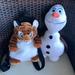 Disney Accessories | Disney Frozen Olaf Plush Backpack | Color: Orange/White | Size: Osg