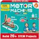 Butterfly EduFields 20+ Motor Machines Science Experiment Kits Toys for Boys Girls Age 5+ | Tinker Lab Electronic Building Construction STEM Educational Activity Toys