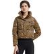 Orolay Women's Short Winter Down Coat Leopard Print Jacket Leopard L