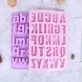 Moules en silicone pour lettres majuscules en béton chiffres en plâtre lettres anglaises