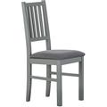 Set di 2 sedie in legno massello cm 42 x 47 x 45-95 grigio seppia Inter Link luzerna Inter Link