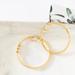 J. Crew Jewelry | Last Onej. Crew Hoop With Stone Earrings | Color: Gold | Size: Os